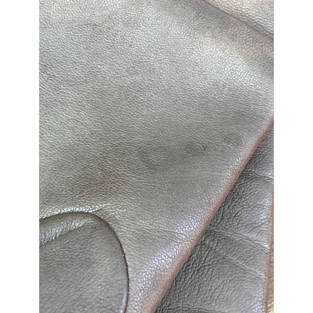 Women's Italian Leather and Cashmere Lined Brown Winter Gloves Size 6.5-7‎